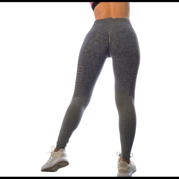 NEW High Waist Yoga Pants Tummy Control Workout - Picture 6 of 8